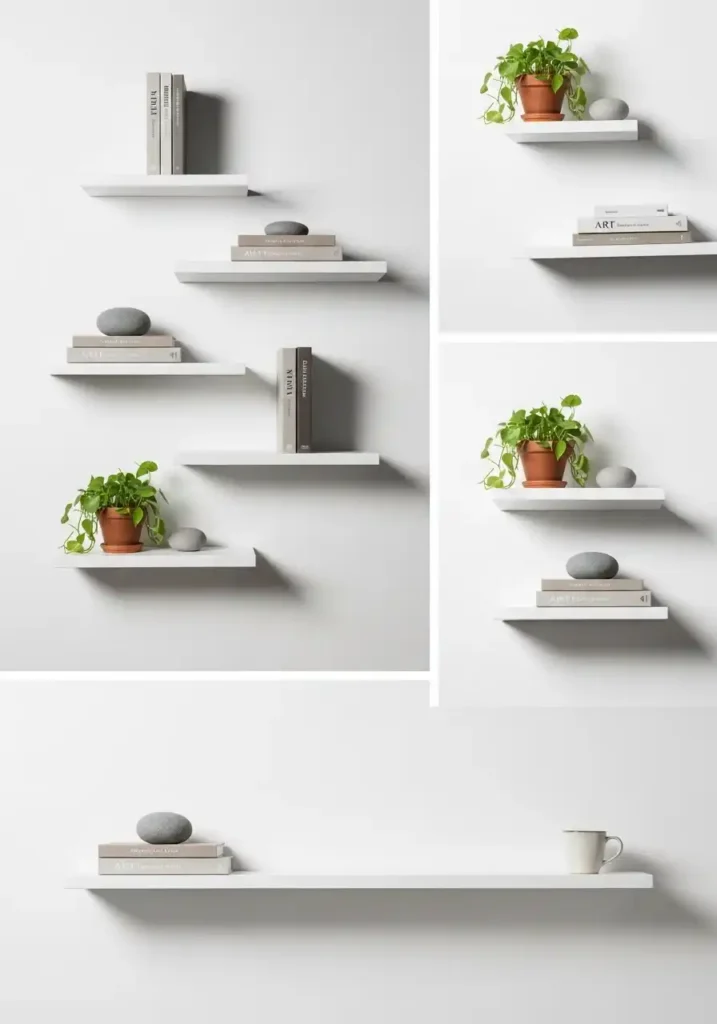 Minimalist White Wall Shelves