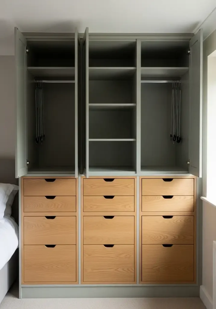 Built-In Wardrobe with Drawers