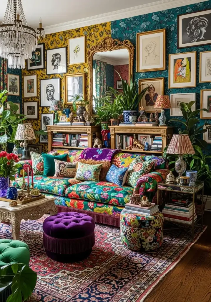 Vibrant Sofa Statement