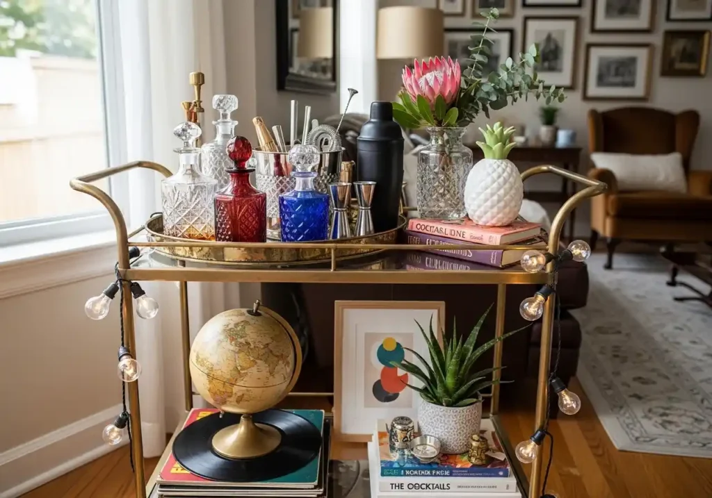 Style a Bar Cart Creatively