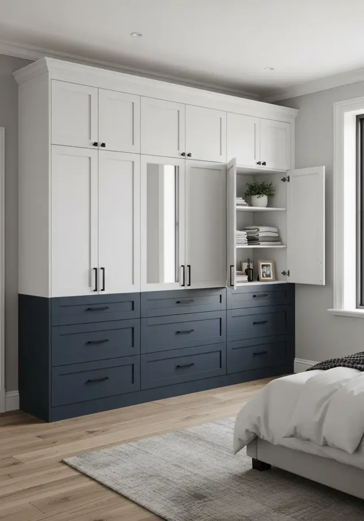 Two-Tone Wardrobe Design