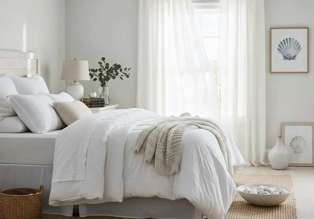 Opt for Classic White Bedding