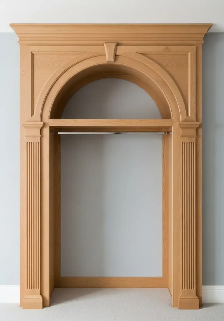 Arched Built-In Wardrobe Frame