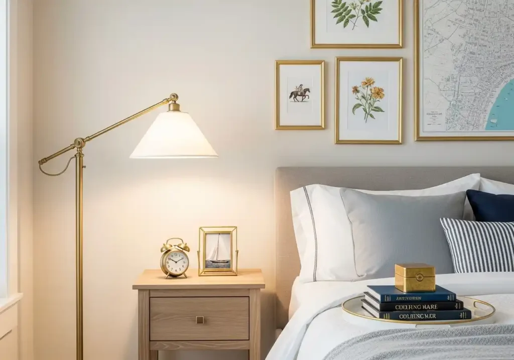 Subtle Gold or Brass Accents