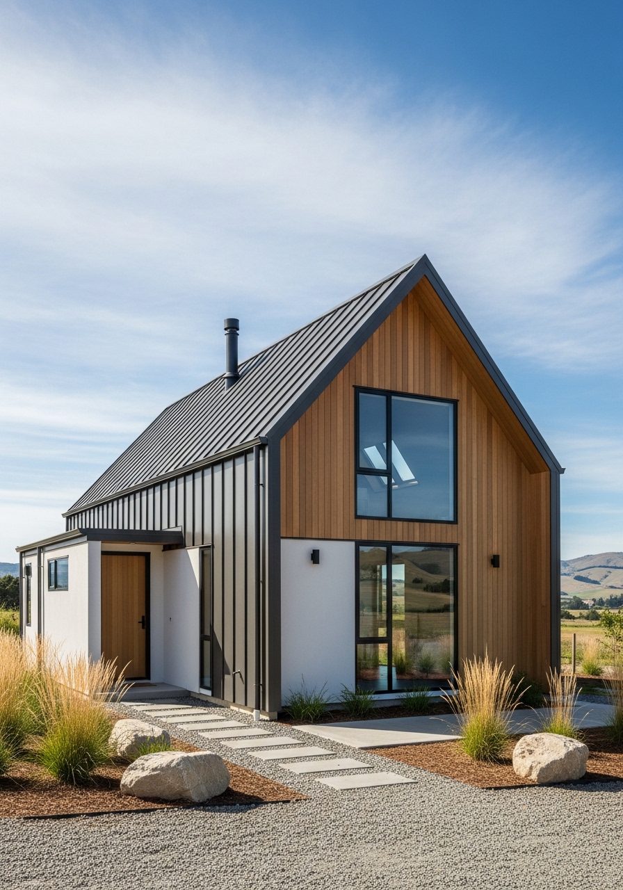 20 Modern Gable Roof House Designs for Small
