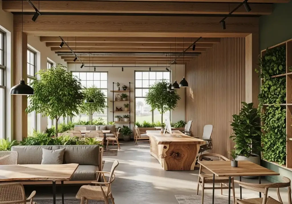  Incorporate Natural Wood Elements