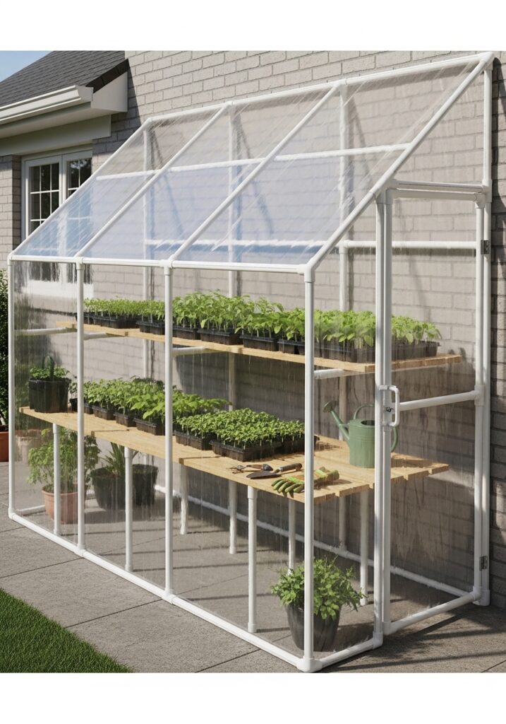 Lean-To PVC Greenhouse