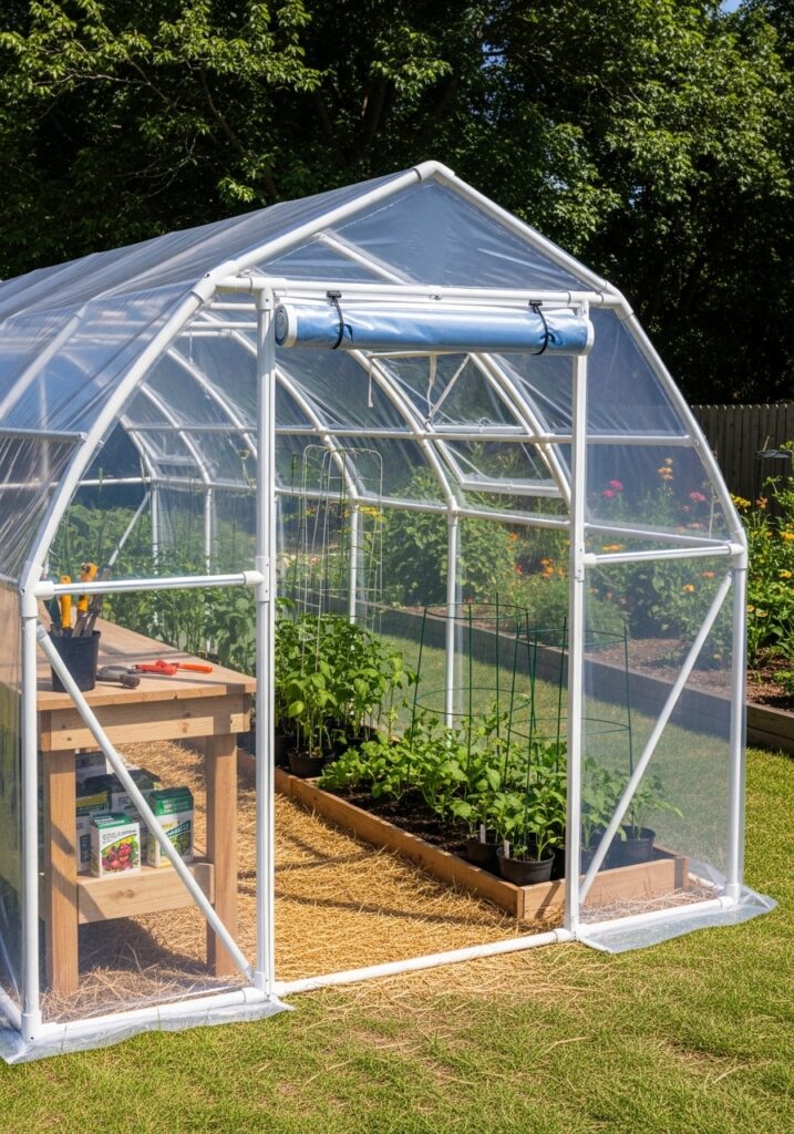 Beginner-Friendly PVC Greenhouse