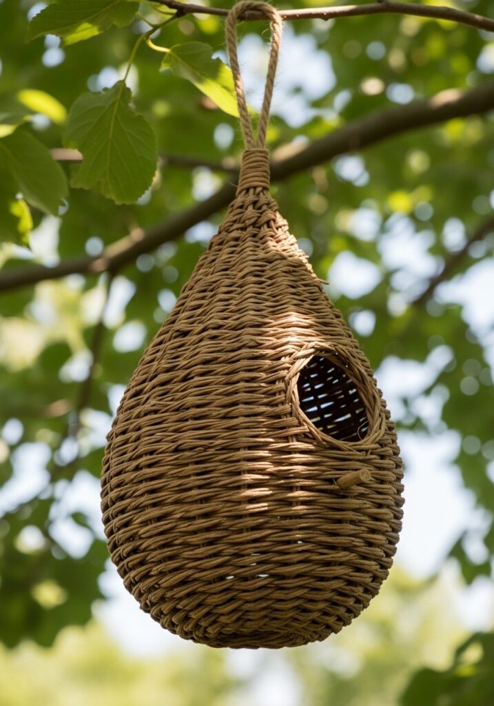 Hanging Teardrop Bird House