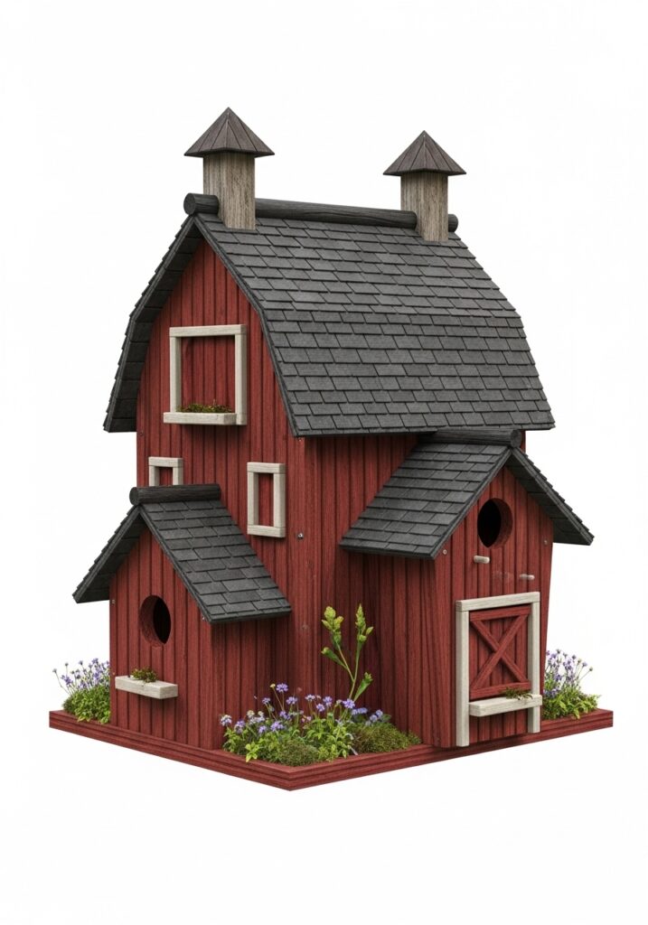 Barn-Style Bird House