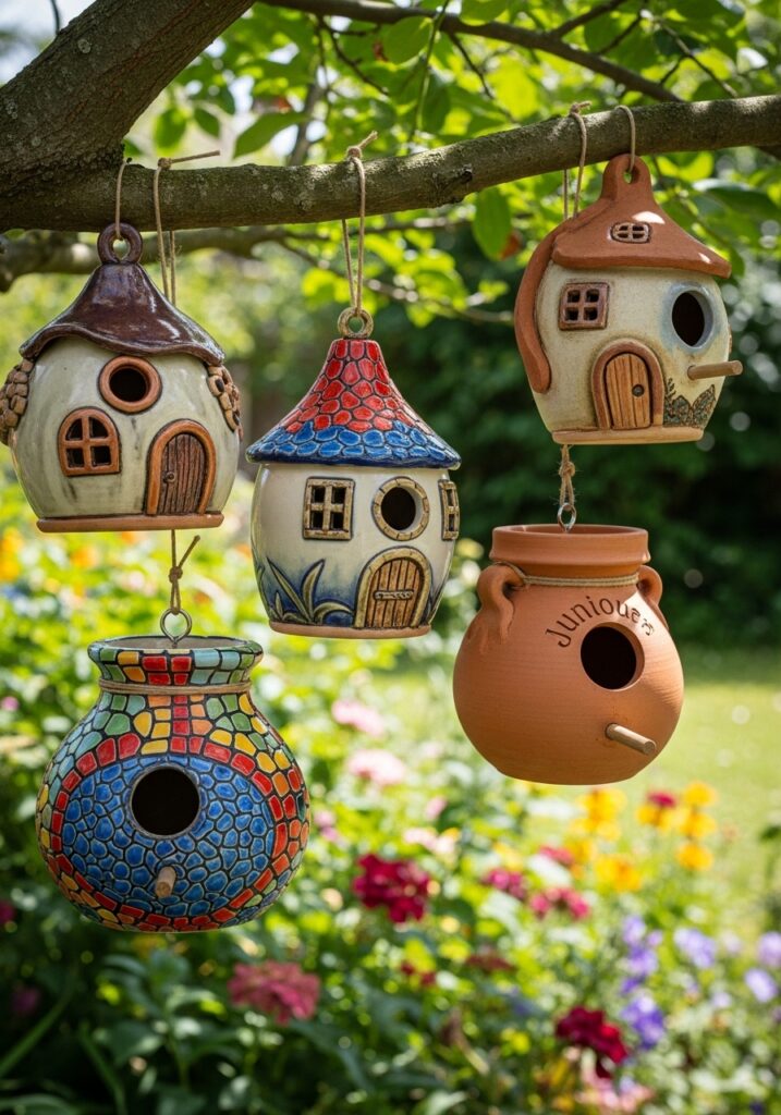 Clay or Ceramic Bird House