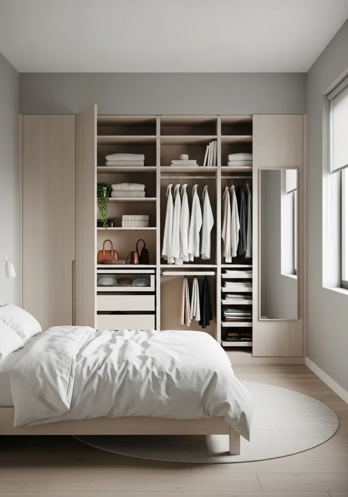Minimalist Bedroom Ideas: Maximize Closet Organization