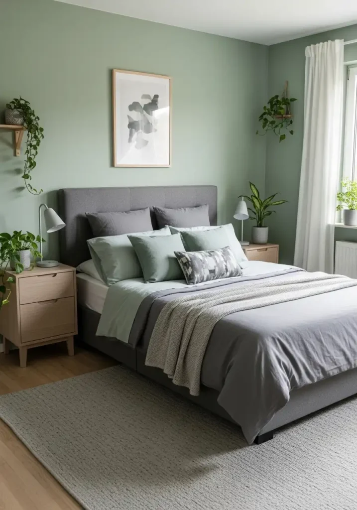 Sage Green and Gray Balance