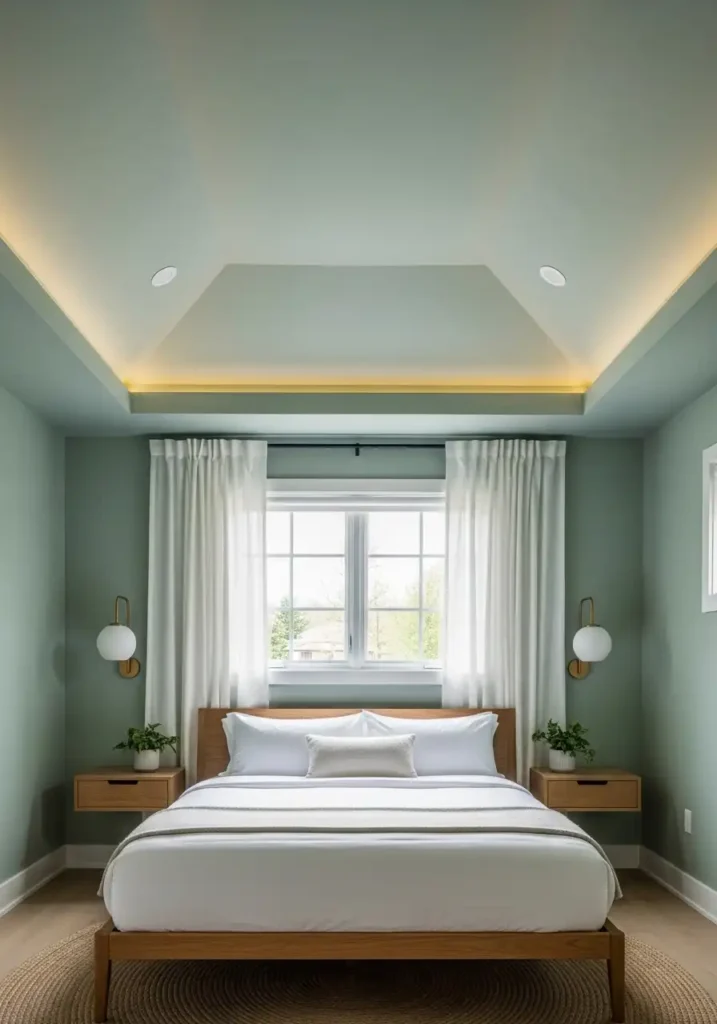 Sage Green Ceiling Surprise