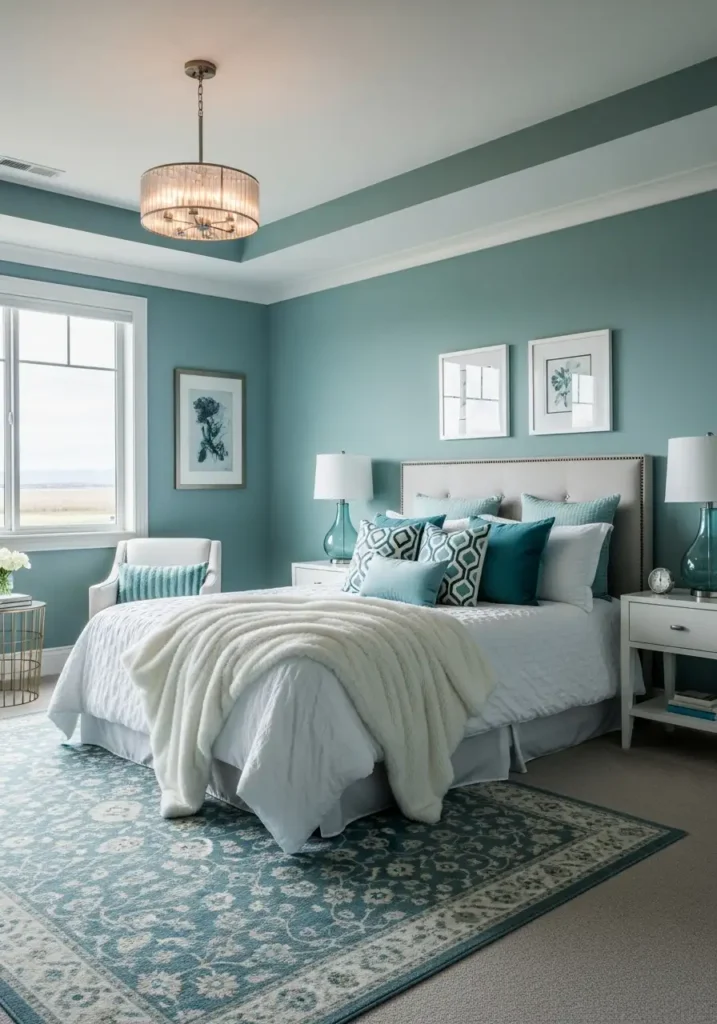 Teal and White Palette