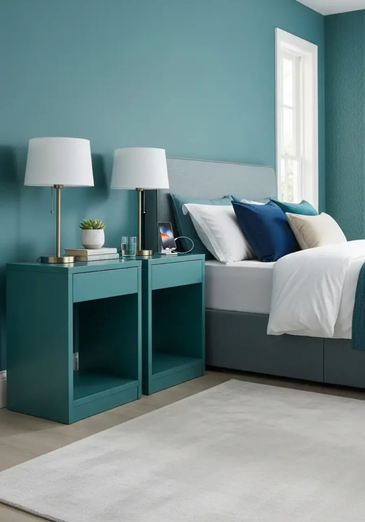 Teal Nightstands