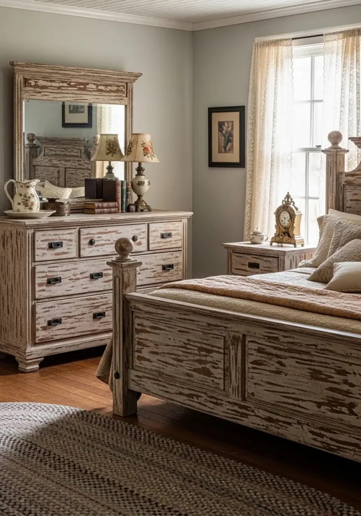 Distressed Wooden Furniture