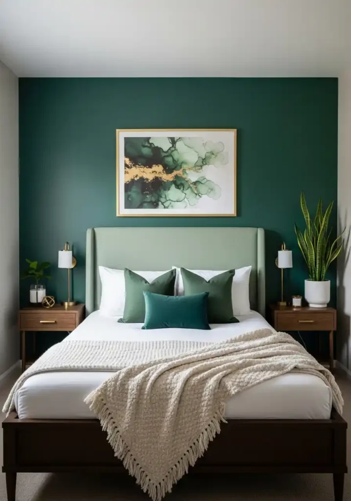 Add an Emerald Accent Wall