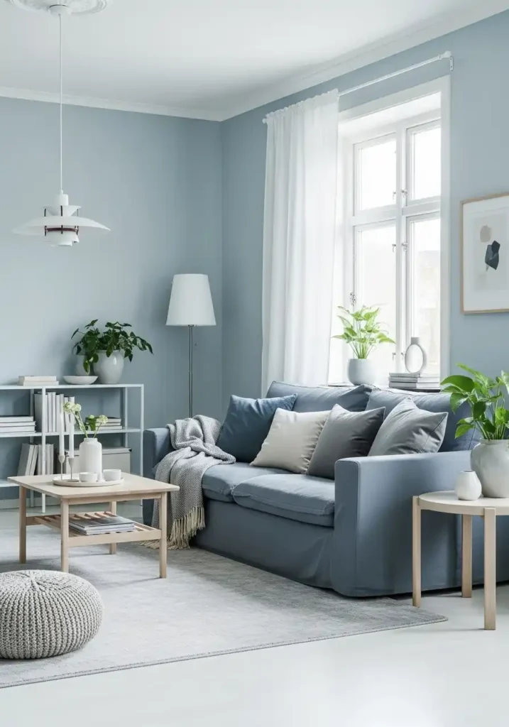 Pastel Blue Scandinavian Style