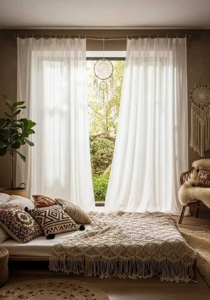 Hang Sheer Curtains