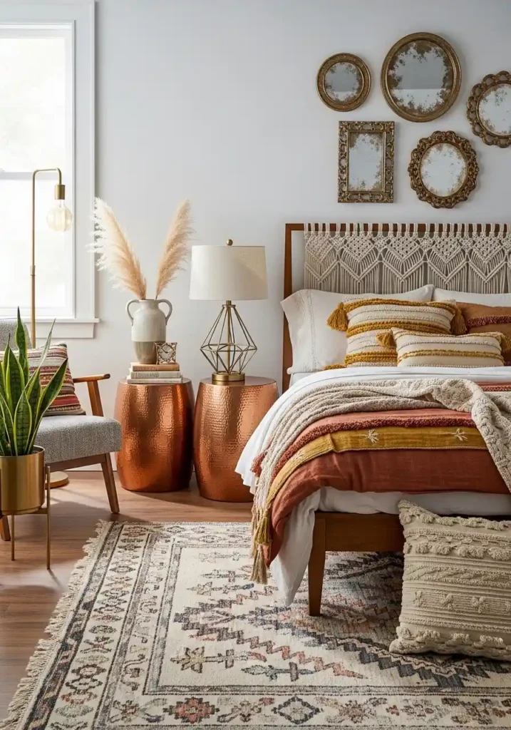  Use Warm Metallic Accents