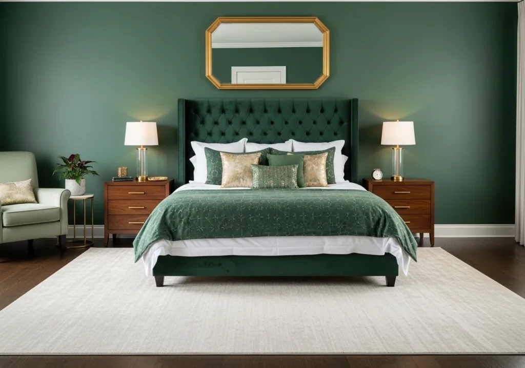 Emerald Green Bedroom Ideas