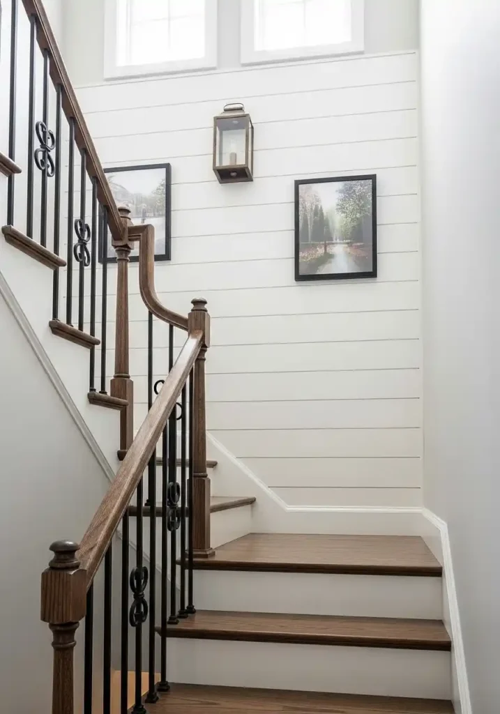  a Vertical Shiplap Feature