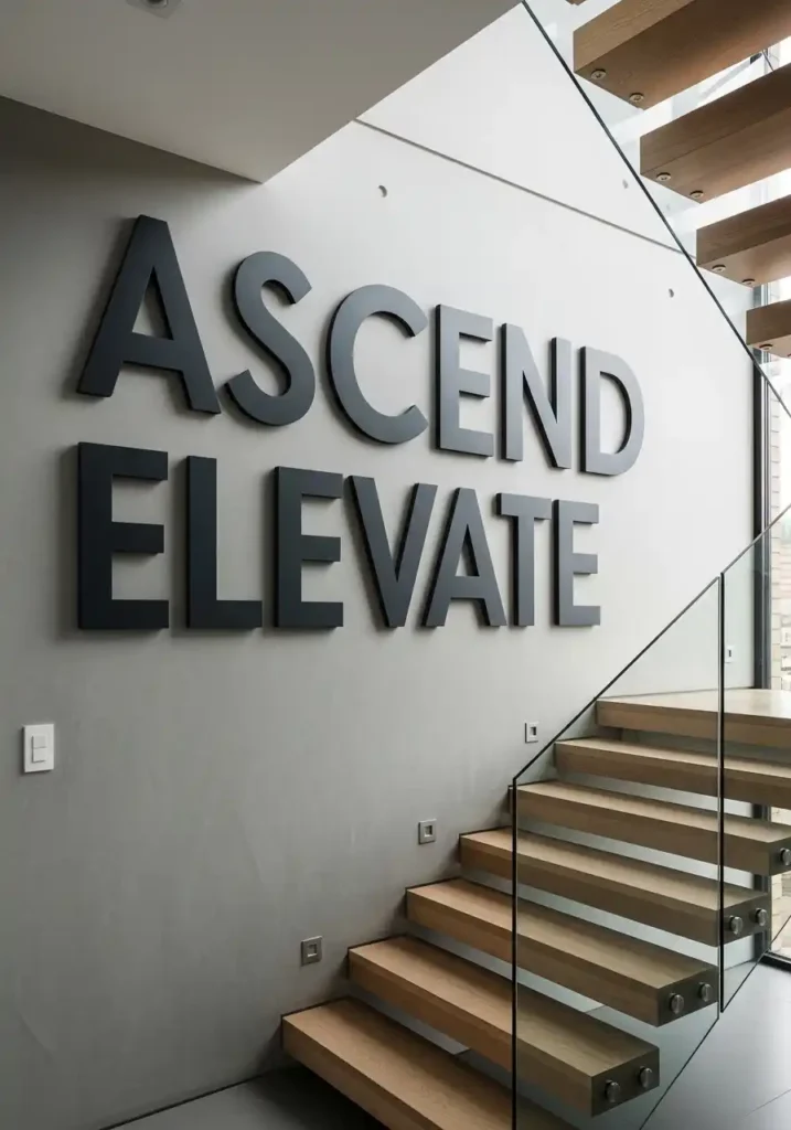 Use Large-Scale Typography Art