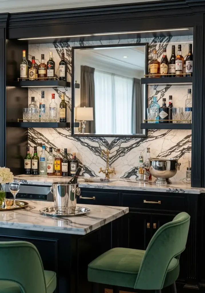 Luxury Hotel-Inspired Bar