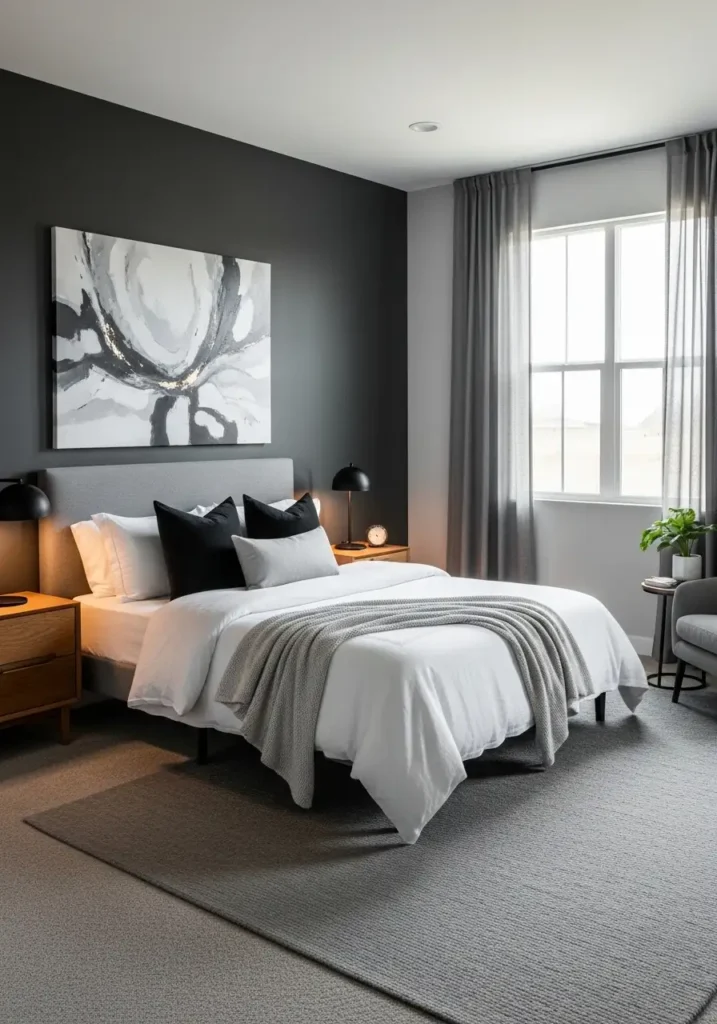 Charcoal Accent Wall