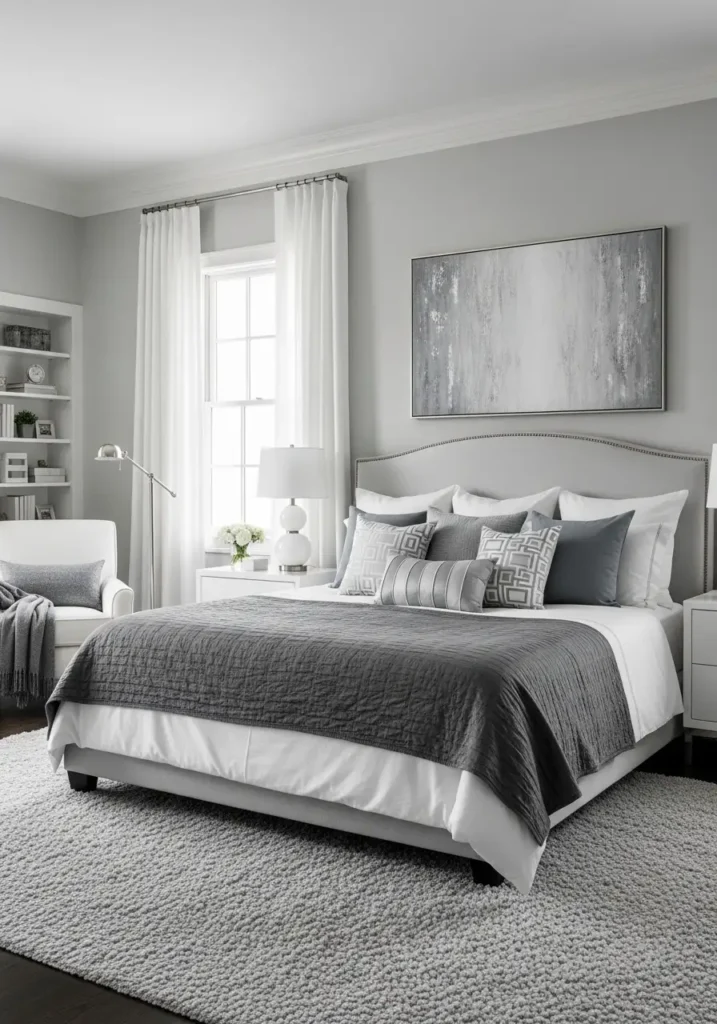 Gray and White Color Scheme