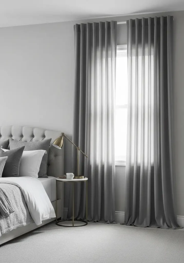 Soft Gray Curtains