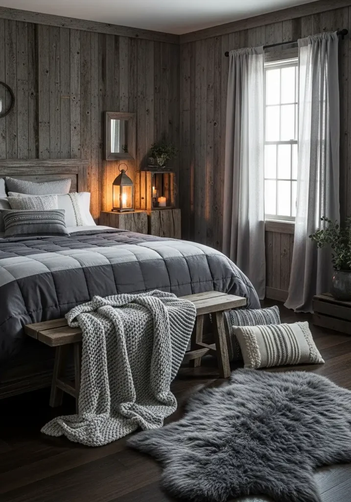 Gray Rustic Charm