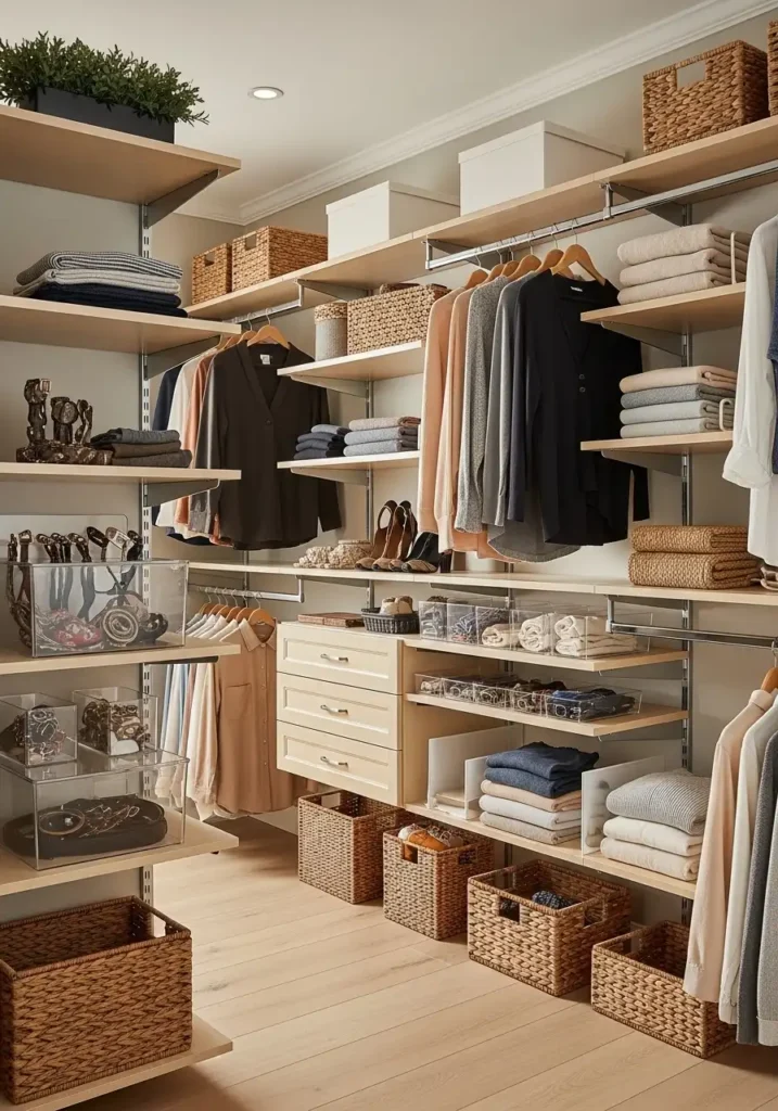 Install Adjustable Shelving