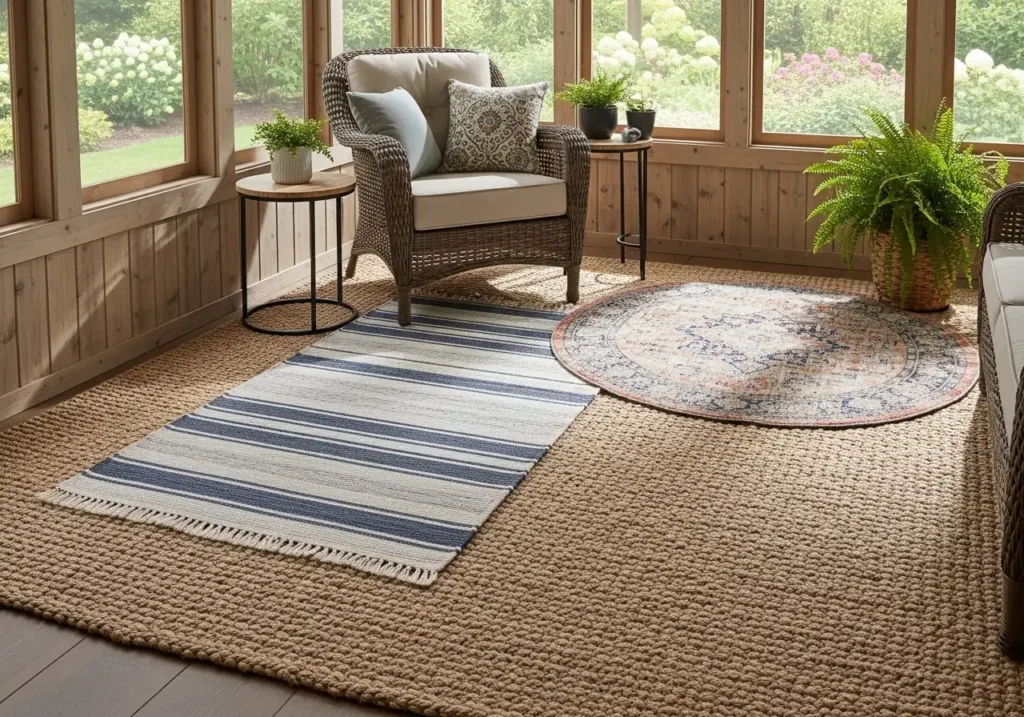 Layered Outdoor Rugs