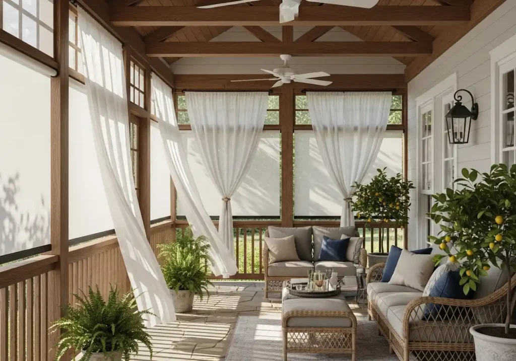 Porch Curtains or Shades