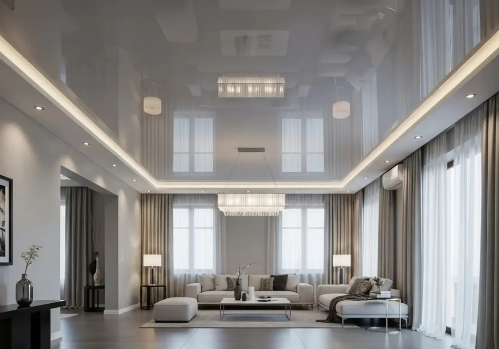 High-Gloss Ceiling Finish