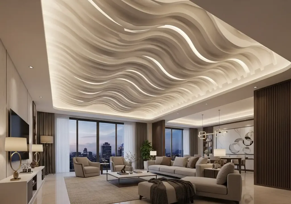 Textured Ceiling Design