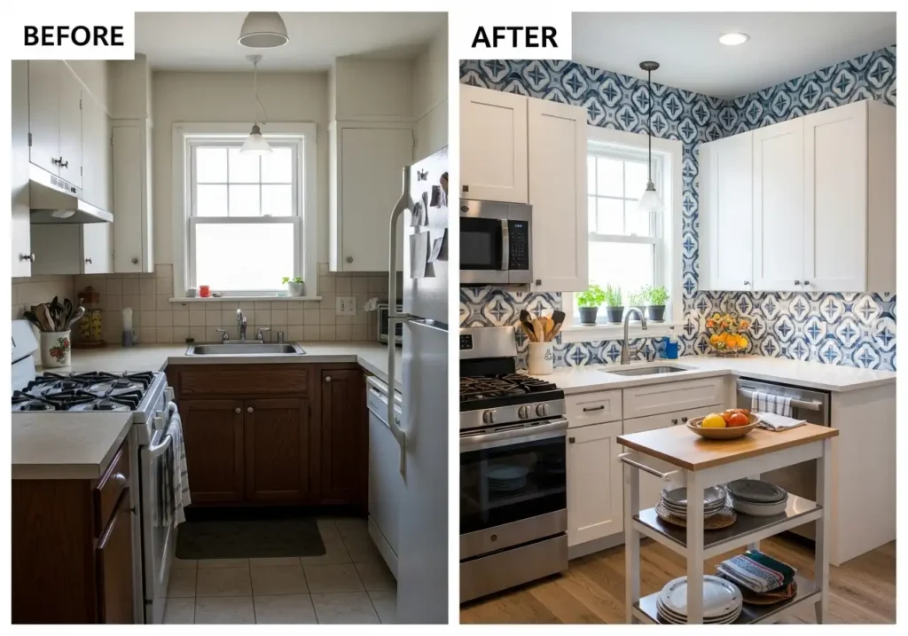 Statement Backsplash for Personality