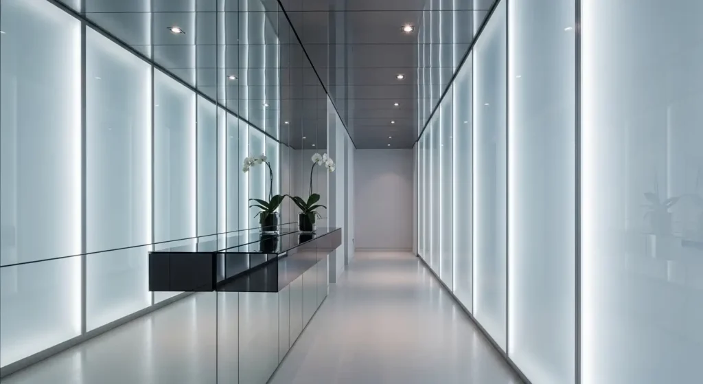  Use Glass or Reflective Finishes