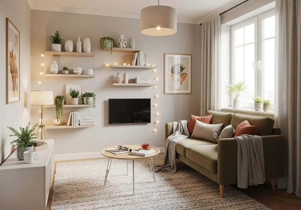 Use Floating Shelves