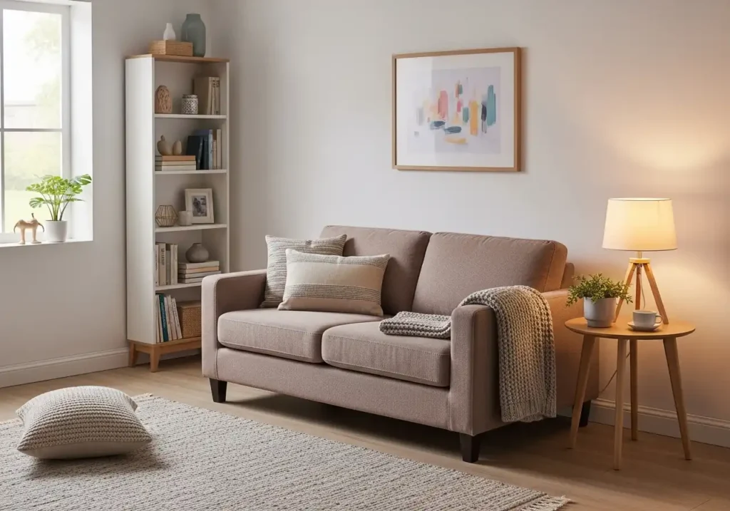 Opt for a Small-Scale Sofa