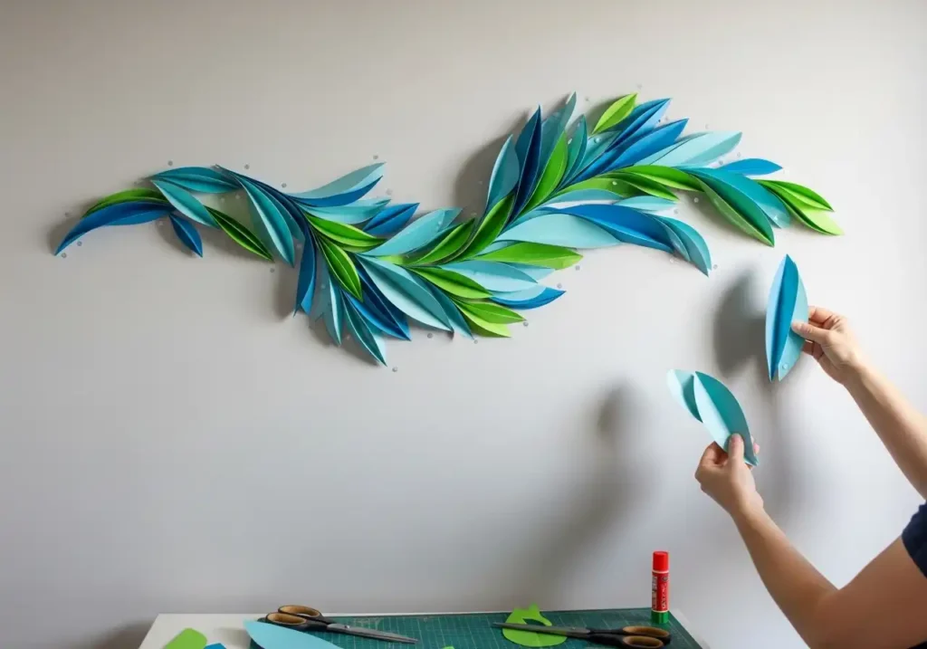 Make a DIY Paper Wall Art