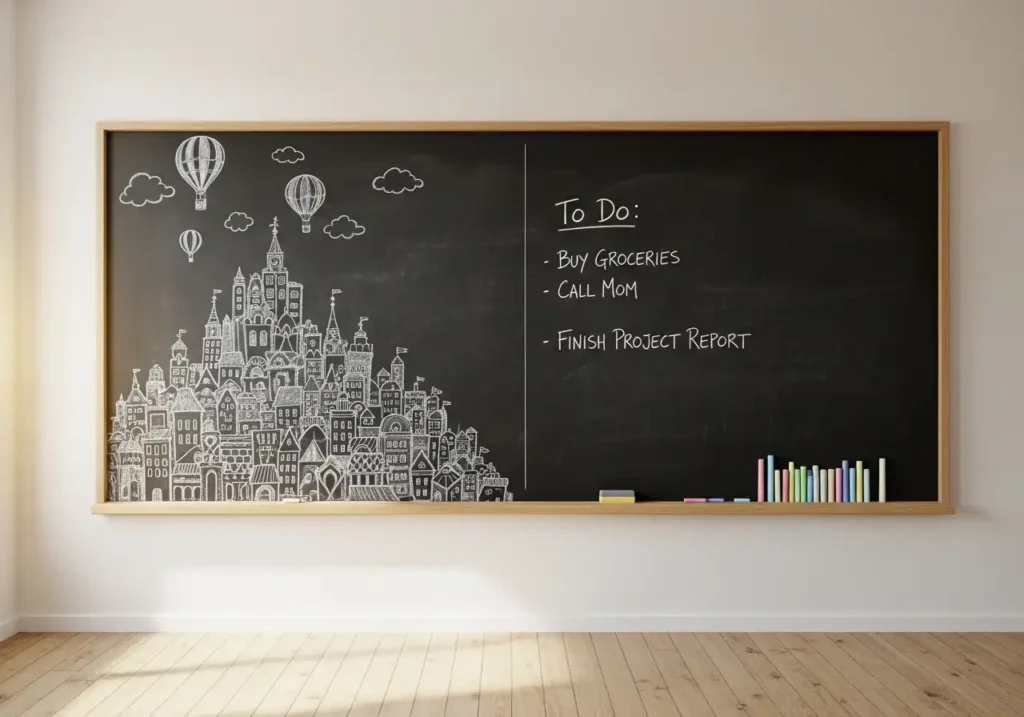  a Chalkboard or Whiteboard