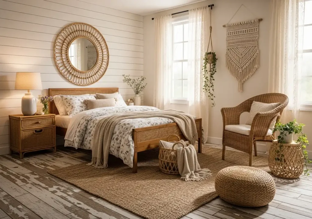 Wicker and Rattan Touches