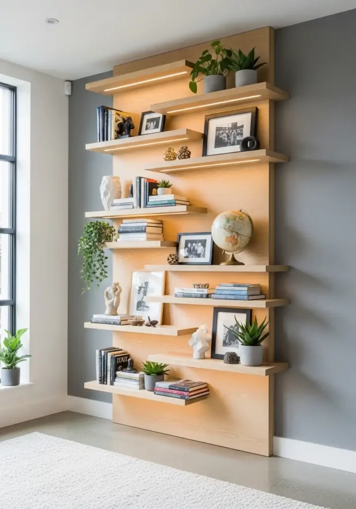 Floor-to-Ceiling Shelf Column