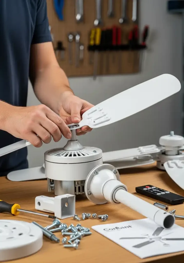 Assemble the Fan Components