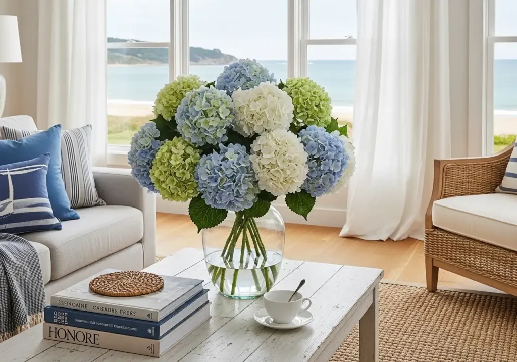 Display Fresh or Faux Hydrangeas