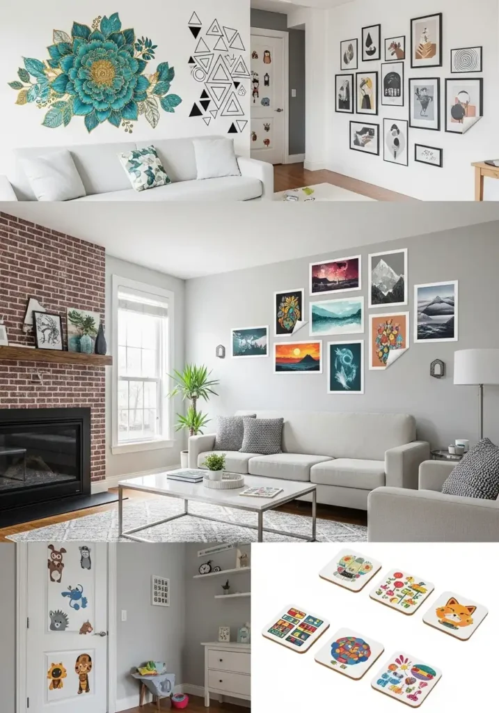 Use Peel-and-Stick Decor