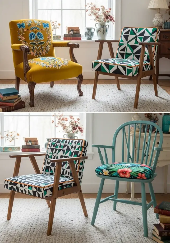 Reupholstered Chairs